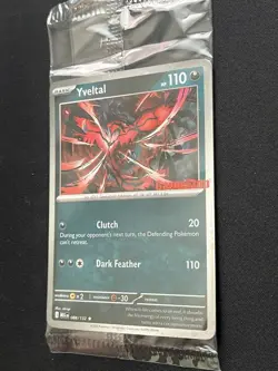 Yveltal 088/132 - GameStop Stamped - Mega Evolution Promo - SEALED - Pokemon - Image 2
