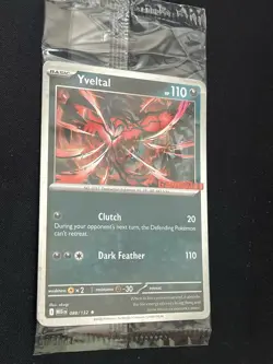 Yveltal 088/132 - GameStop Stamped - Mega Evolution Promo - SEALED - Pokemon - Image 3