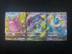 2024 Pokemon TCG S-Chinese CS4aC 198/135 138/132 SRVaporeon V Holo Lot*3 XU26 - Image 1