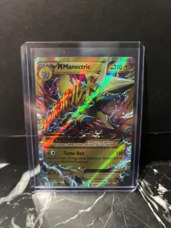 Pokemon TCG Mega M Manectric EX 120/119 Phantom Forces Secret Rare Holo - Image 1