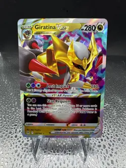 Pokemon TCG Sword & Shield -Lost Origin Giratina VSTAR 131/196 Ultra Rare - Image 1