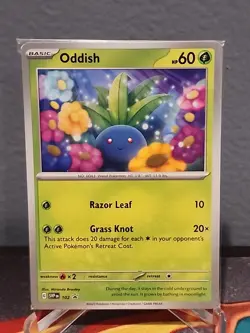 Oddish SVP 102 Black Star Promo Pokemon Card Sealed - Image 1