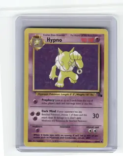Hypno (23) Fossil Rare Pokemon Moderately played - Image 1
