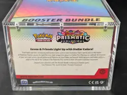 Pokemon SV8.5 Prismatic Evolutions Sealed Booster Bundle Display W/Acrylic Case - Image 3
