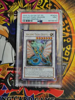 Yu-Gi-Oh! Ancient Fairy Dragon Ancient Prophecy Ultra Rare 1st Edition PSA 9 - Image 1