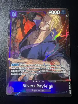 One Piece OP13-066 - Silvers Rayleigh Alt Art SR TCG English Card Foil - Image 1