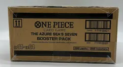 One Piece TCG English OP-14 EB-04 The Azure Sea's Seven Booster Box Case SEALED - Image 1