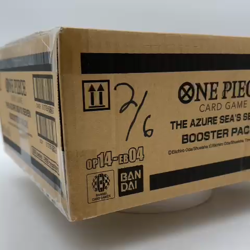 One Piece TCG English OP-14 EB-04 The Azure Sea's Seven Booster Box Case SEALED - Image 2