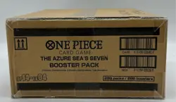 One Piece TCG OP-14 EB-04 The Azure Sea's Seven Booster Box Case SEALED ENGLISH - Image 1