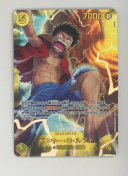 One Piece Japanese OP15-119 Moneky D Luffy Alternate Art Secret Rare - Image 1
