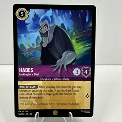 Disney Lorcana Hades - Looking for a Deal 56/204 Whispers in the Well N/M - Image 1