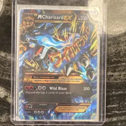 Pokemon M Charizard EX Flashfire Ultra Rare Mega Evolution Holo 69/106 TCG Card - Image 1