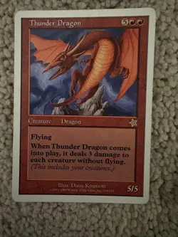 MTG Card Lot 20 Cards Mercadian Masques Nemesis Starter 1999 Thunder Dragon - Image 2