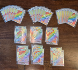30x Pokemon Rainbow Rare Lot – Nessa Leon Bea + VMAX Secret Rare Cards - NM/M - Image 1