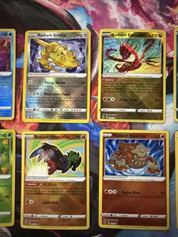 Lot Of 8 Pokemon TCG Cards All Radiant Style Cards Very Nice See Pics - Image 3