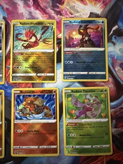 Lot Of 8 Pokemon TCG Cards All Radiant Style Cards Very Nice See Pics - Image 4