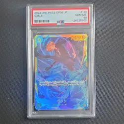 One Piece Sanji OP06-119 Alternative Art Foil Japanese PSA 10 Card - Image 1