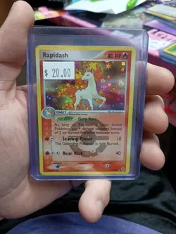 Pokemon Card - Rapidash EX FireRed & LeafGreen 13/112 REVERSE Holo Rare - Image 1