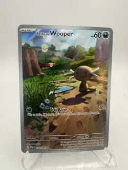 Paldean Wooper 102/094 Illustration Rare Phantasmal Flames Pokemon Card - Image 1