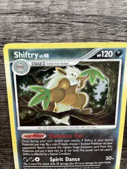 Pokemon Card - Shiftry 14/130 Diamond and Pearl Holo - LP - Image 5