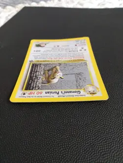 Giovanni's Persian 8/132 Holo Pokemon Card Gym Challenge - Image 4