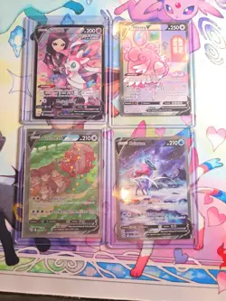 Pokemon TCG Sword And Shield Alt Art Rare Lot NM 4 Card TG Lot Sylveon TG - Image 1