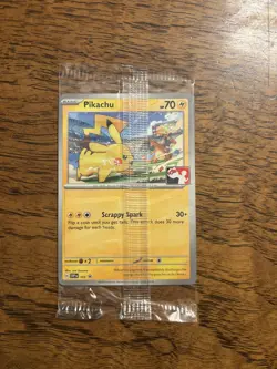 SEALED Pikachu SVP101 Black Star SV Promo Play League Pokemon Card TCG Mint - Image 1