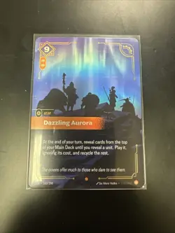 Riftbound: Origins Dazzling Aurora Epic Foil Card OGN-160 Near Mint - Image 1