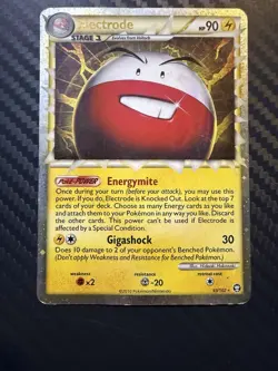 Pokemon Electrode Prime Ultra Rare Holo 93/102 Triumphant 90 HP Card - Image 1