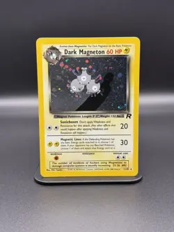 Dark Magneton 11/82 Team Rocket Holo (LP) Vintage Pokemon Card - Image 1