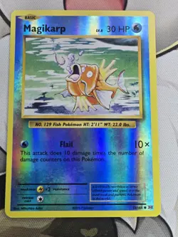 Magikarp Evolutions Reverse Holo 33/108 Pokemon Card LP - Image 1