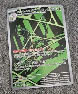 Pokemon TCG Team Rockets Spidops Card 187/182 Destined Rivals - Image 1