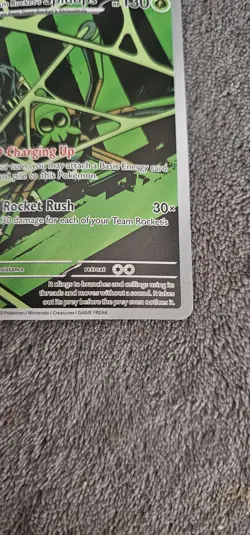 Pokemon TCG Team Rockets Spidops Card 187/182 Destined Rivals - Image 4