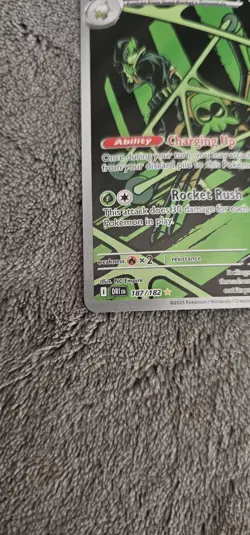 Pokemon TCG Team Rockets Spidops Card 187/182 Destined Rivals - Image 5