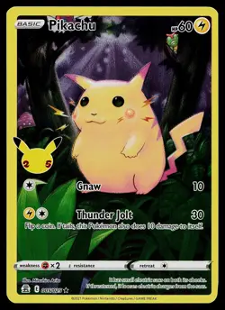 Pokemon Card - Pikachu Celebrations 005/025 Holo Rare - Image 1