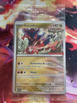 Koraidon 119/162 - GameStop Promo Pokemon Card - Sealed - Image 1