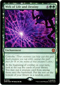Web of Life and Destiny (Foil) - 0122 - Marvel's Spider-Man MTG - NM/M - English - Image 1