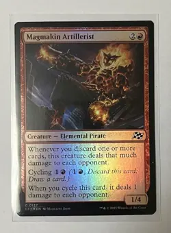 Magmakin Artillerist - 137 - Foil - DFT - NM - MTG Magic the Gathering - Image 1
