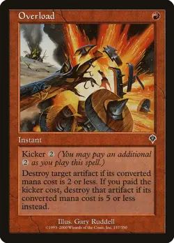 4x Overload - LP - Invasion Block - SPARROW MAGIC mtg - Image 1