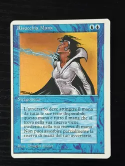Magic MTG Italian Revised Drain Power Artist Proof Near Mint - Only 50 Exist! - Image 1