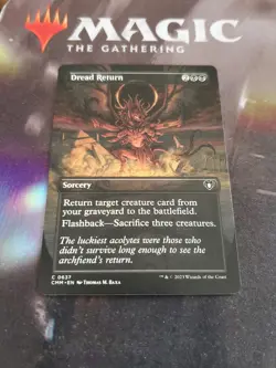 Mtg. 2x Dread Return. Borderless. Commander Masters. Pack Fresh - Image 1