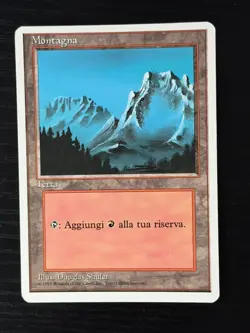 Magic MTG Italian Revised Mountain Artist Proof Near Mint - Only 50 Exist! - Image 1