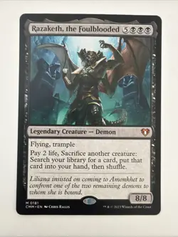 Razaketh, the Foulblooded Commander Masters Regular - Image 1