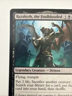 Razaketh, the Foulblooded Commander Masters Regular - Image 2