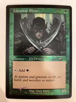 Llanowar Elves Foil - NM (Retro Frame) Media Promos MTG - Image 1