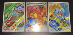 POKEMON First Partners Illustration Box Promos: SQUIRTLE, CHARMANDER, BULBASAUR - Image 1