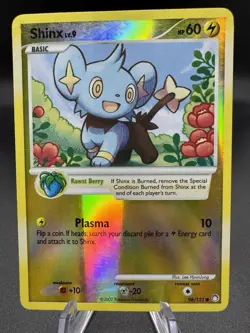 Pokemon TCG Shinx 98/123 Mysterious Treasures Reverse Holo MP - Image 1