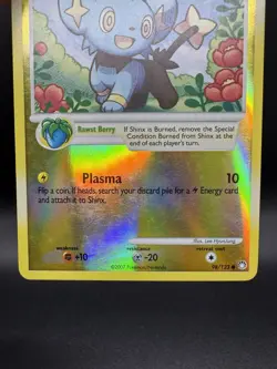 Pokemon TCG Shinx 98/123 Mysterious Treasures Reverse Holo MP - Image 4