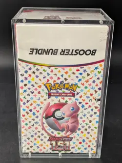 Pokemon 151 SV3.5 Booster Bundle Display Case Sealed W/Acrylic Case - Image 1