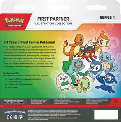 Pokemon TCG First Partner Illustration Collection Series 1 – Lot of 5 Packs Seal - Image 2